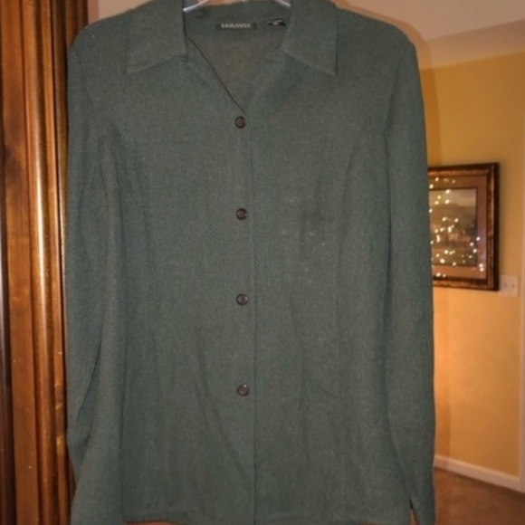 New York and Company Button Up Top - Picture 1 of 3